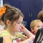Child Working on iPad