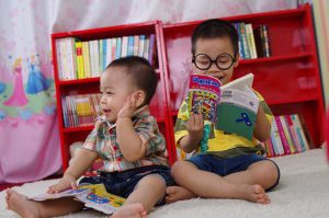 Kids Enjoying Reading