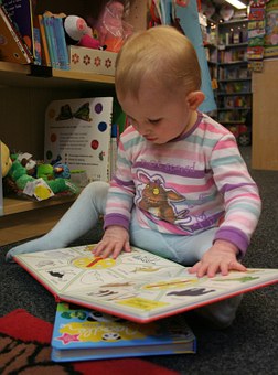 Toddlers in Library